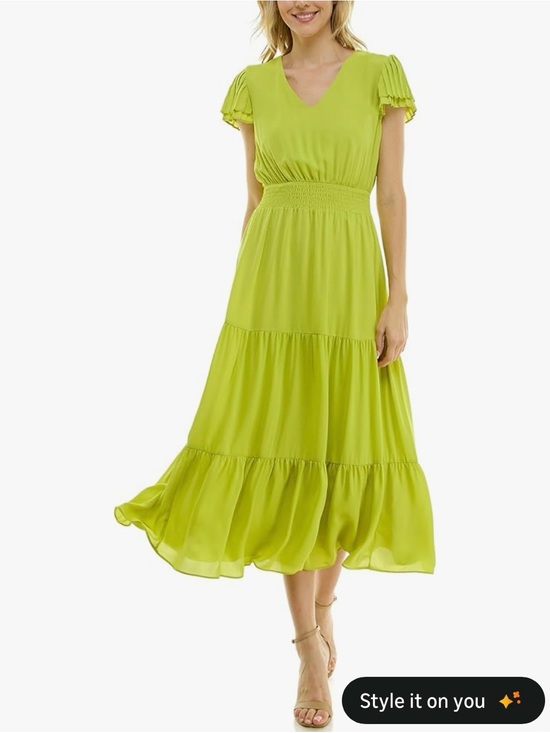 Nanette Lepore Dresses & Skirts - Size 16 Nanette Nanette Lepore Women's Tiered Pull on Fully Lined Dress